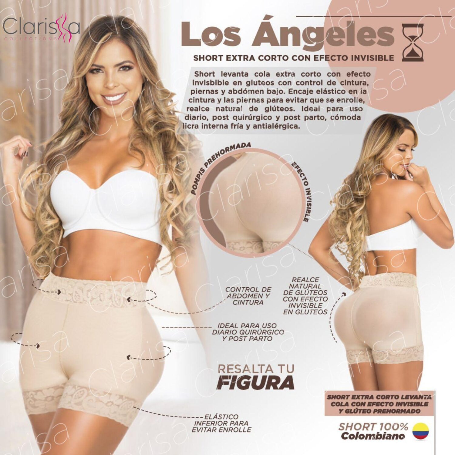 short los Ángeles – extra corto con efecto invisible