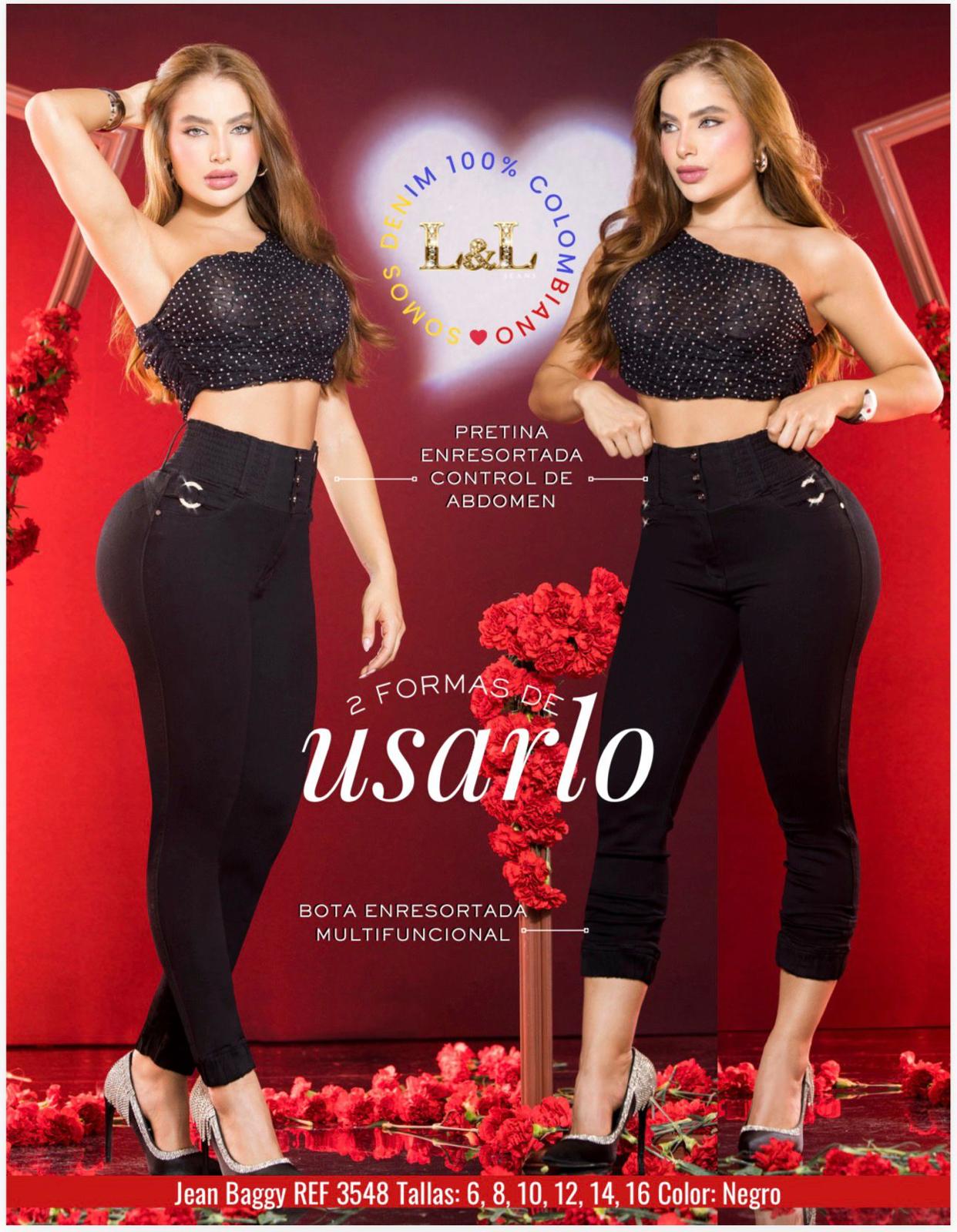 jean baggy – ref 3548 (multifuncional) – color negro